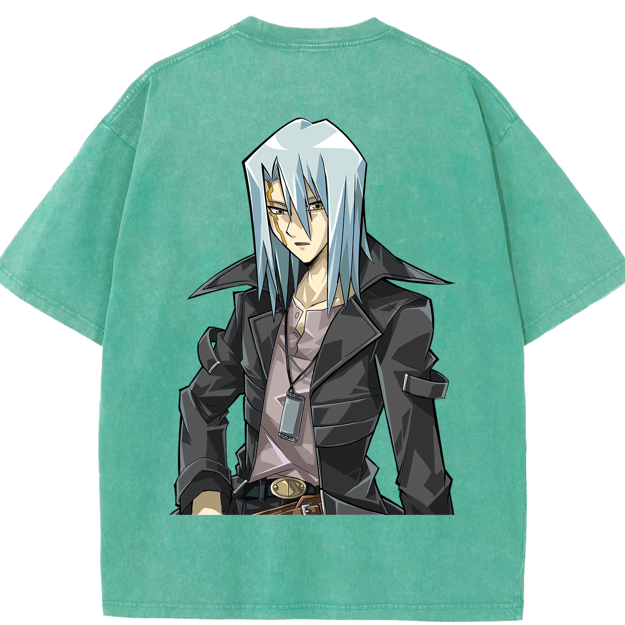 （画像用） 遊☆戯☆王 Yu-Gi-Oh! 綿100% ヴィンテージ風 半袖Tシャツ（背面プリント）